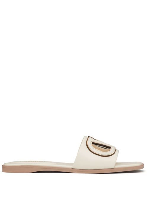 VALENTINO GARAVANI Vロゴ フラット サンダル 送料無料
