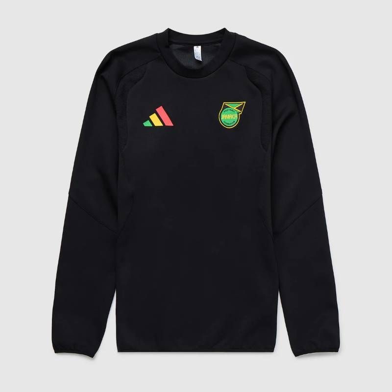 【送料無料・匿名配送】adidas アディダス ジャマイカ代表 2026 公式 Tiro トラベル クルーネックスウェット 黒 新品 正規品