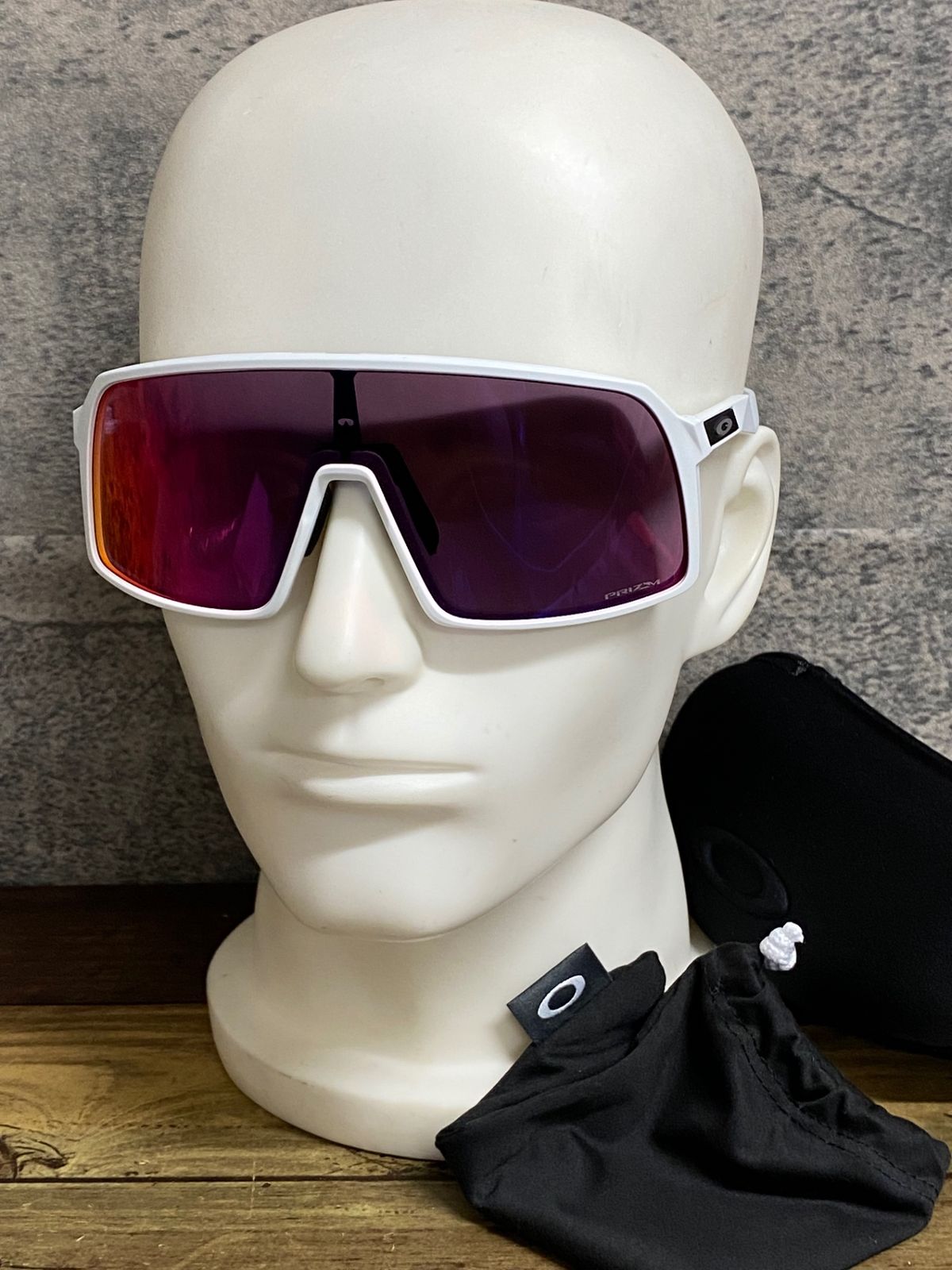 KD319 オークリー OAKLEY SUTRO ASIAN FIT アイウェア サングラス 白 PRIZMレンズ