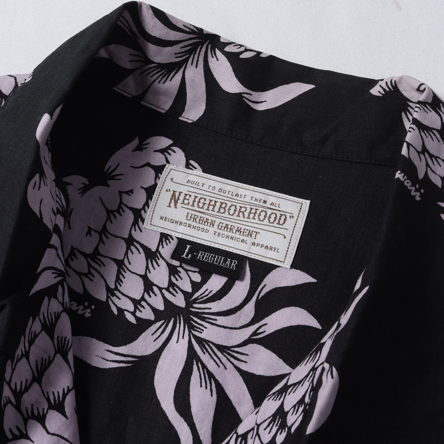 美品】NEIGHBORHOOD ネイバーフッド シャツ ブラック 黒 サイズ:L