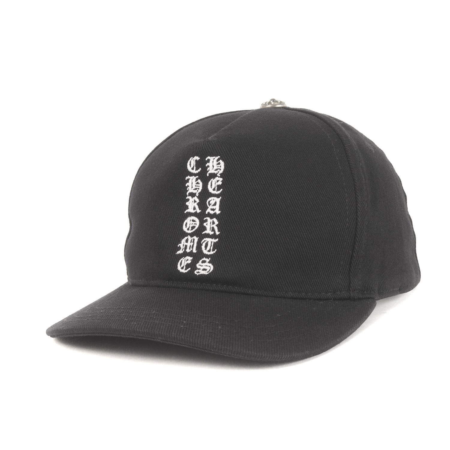 【国内正規品】クロムハーツキャップ　バーティカルロゴ　正規品　ブラック CHROME HEARTS（クロムハーツ） 【極美品】CHROME HEARTS VERTICAL CH
