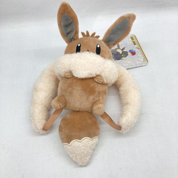 中古】ポケモン ボタンのイーブイリュック型ポーチ 開封品