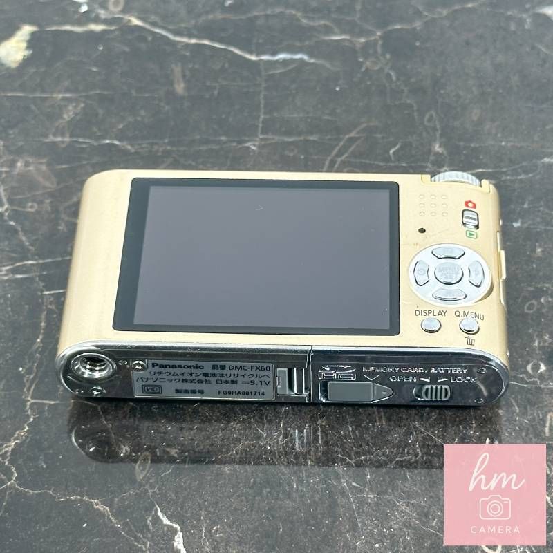 Panasonic LUMIX DMC-FX60 ゴールド 1210万画素 光学5倍ズーム 広角