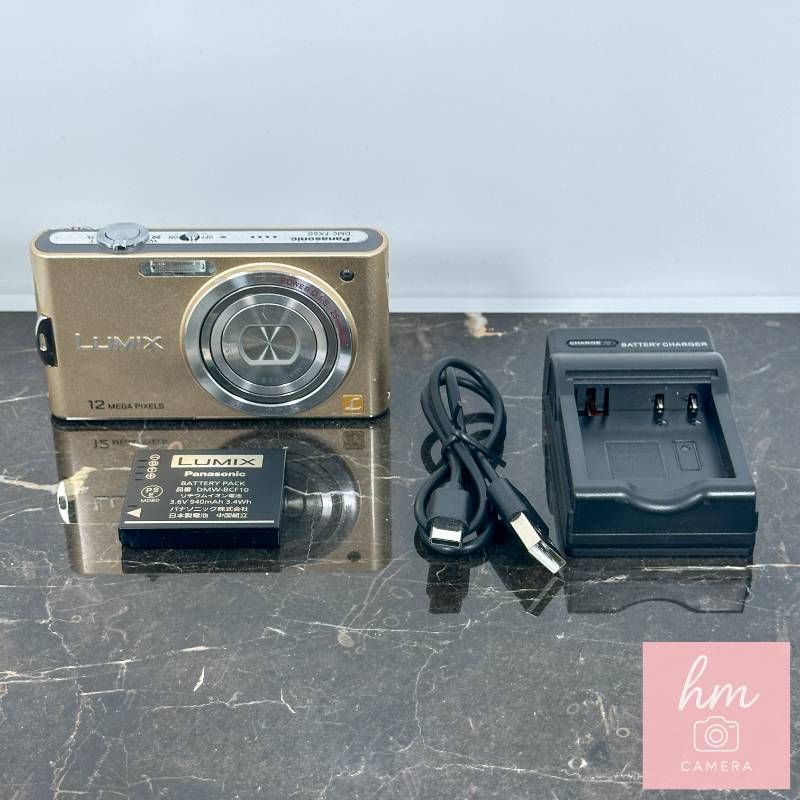 Panasonic LUMIX DMC-FX60 ゴールド 1210万画素 光学5倍ズーム 広角