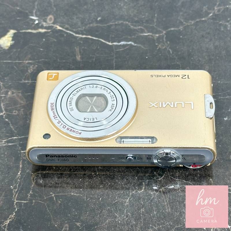 Panasonic LUMIX DMC-FX60 ゴールド 1210万画素 光学5倍ズーム 広角