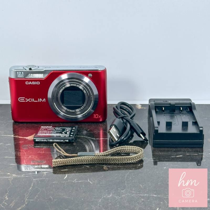 CASIO EXILIM EX-H5 レッド 1210万画素 光学10倍ズーム 広角24mm