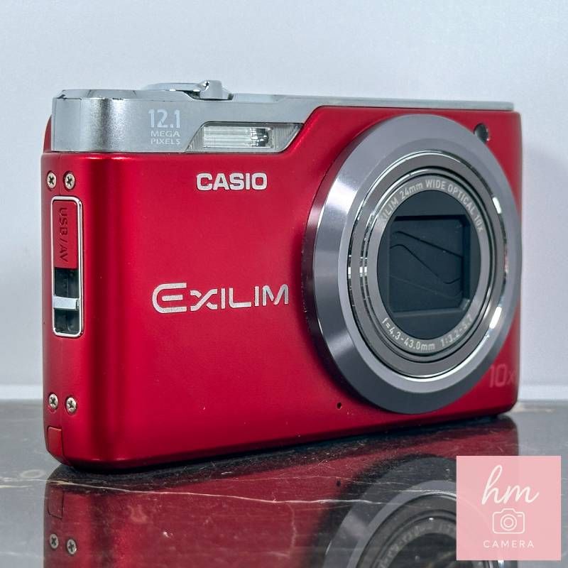 CASIO EXILIM EX-H5 レッド 1210万画素 光学10倍ズーム 広角24mm