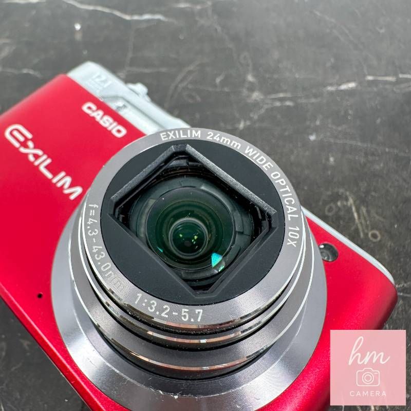 CASIO EXILIM EX-H5 レッド 1210万画素 光学10倍ズーム 広角24mm