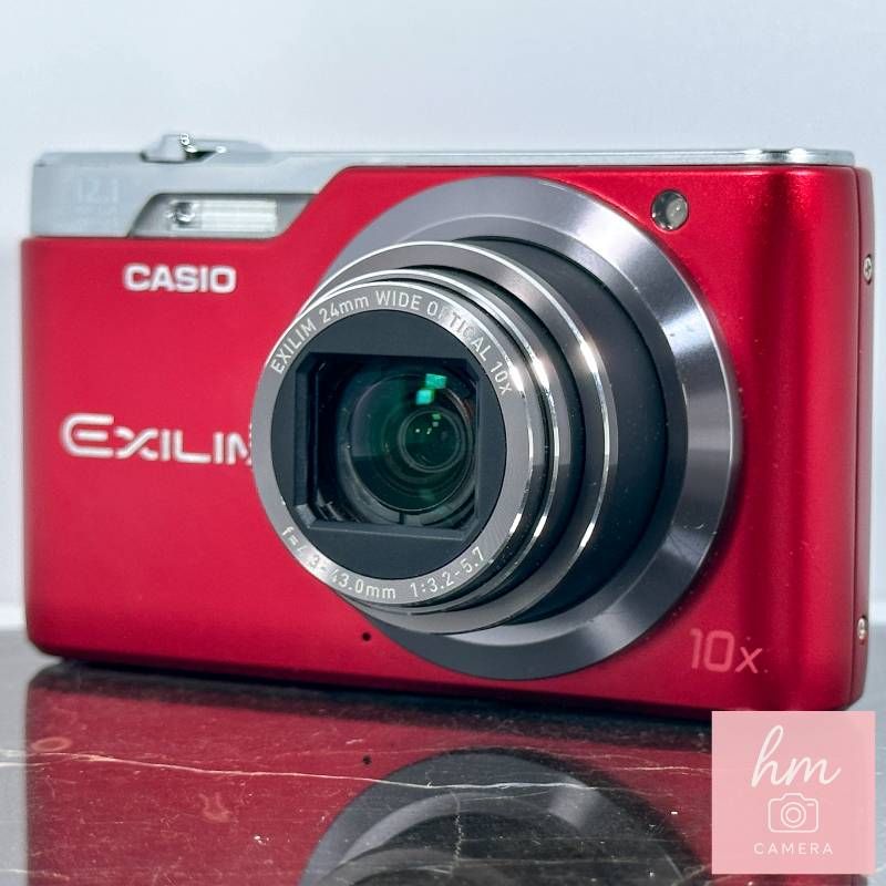 CASIO EXILIM EX-H5 レッド 1210万画素 光学10倍ズーム 広角24mm