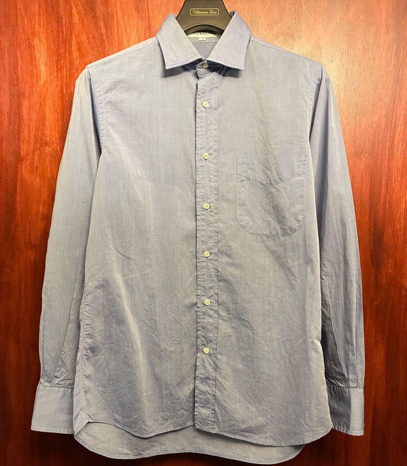 MADE IN USA製 INDIVIDUALIZED SHIRTS 長袖シャンブレーシャツ