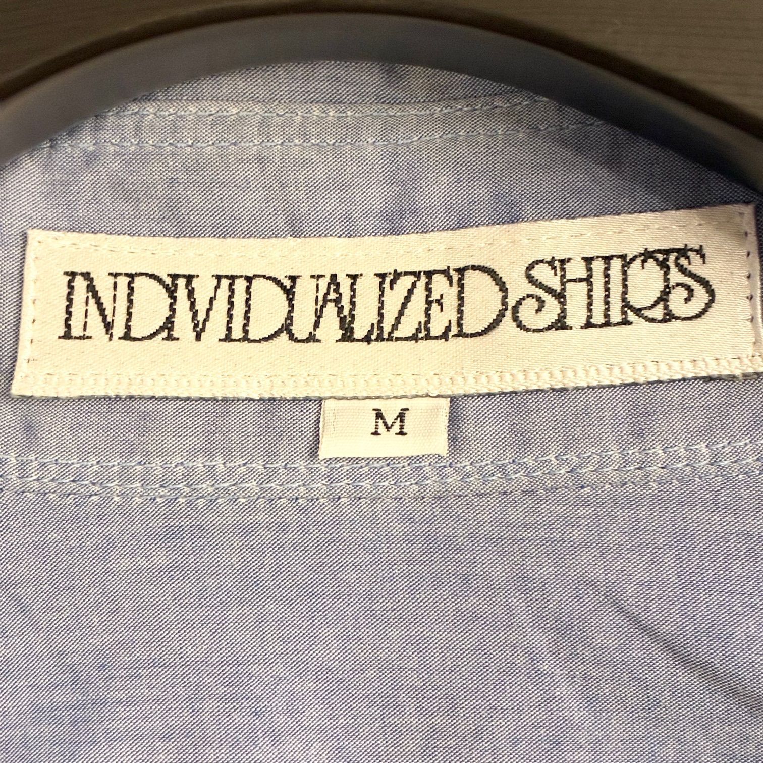 MADE IN USA製 INDIVIDUALIZED SHIRTS 長袖シャンブレーシャツ 