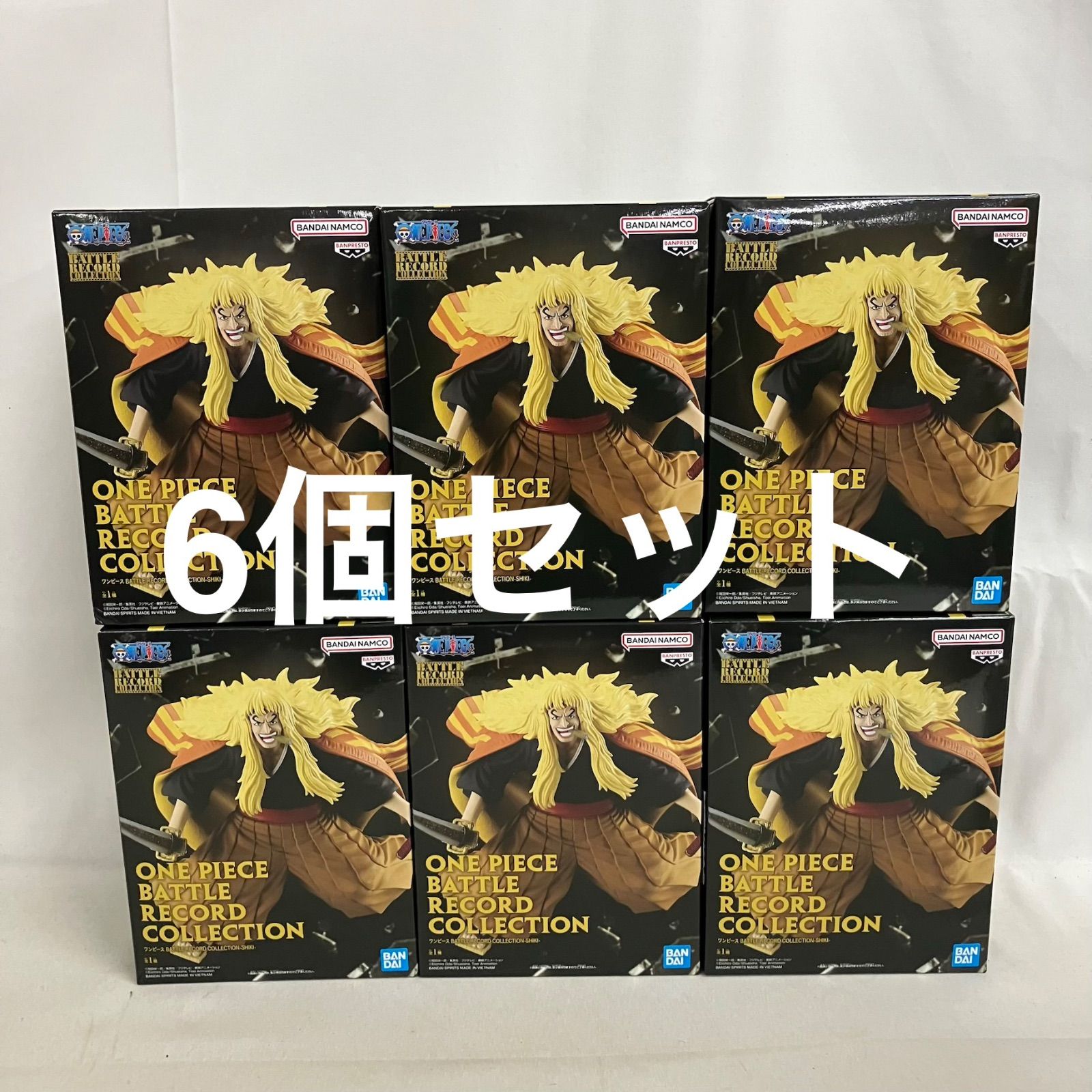 未開封 ワンピース BATTLE RECORD COLLECTION シキ フィギュア 6個 