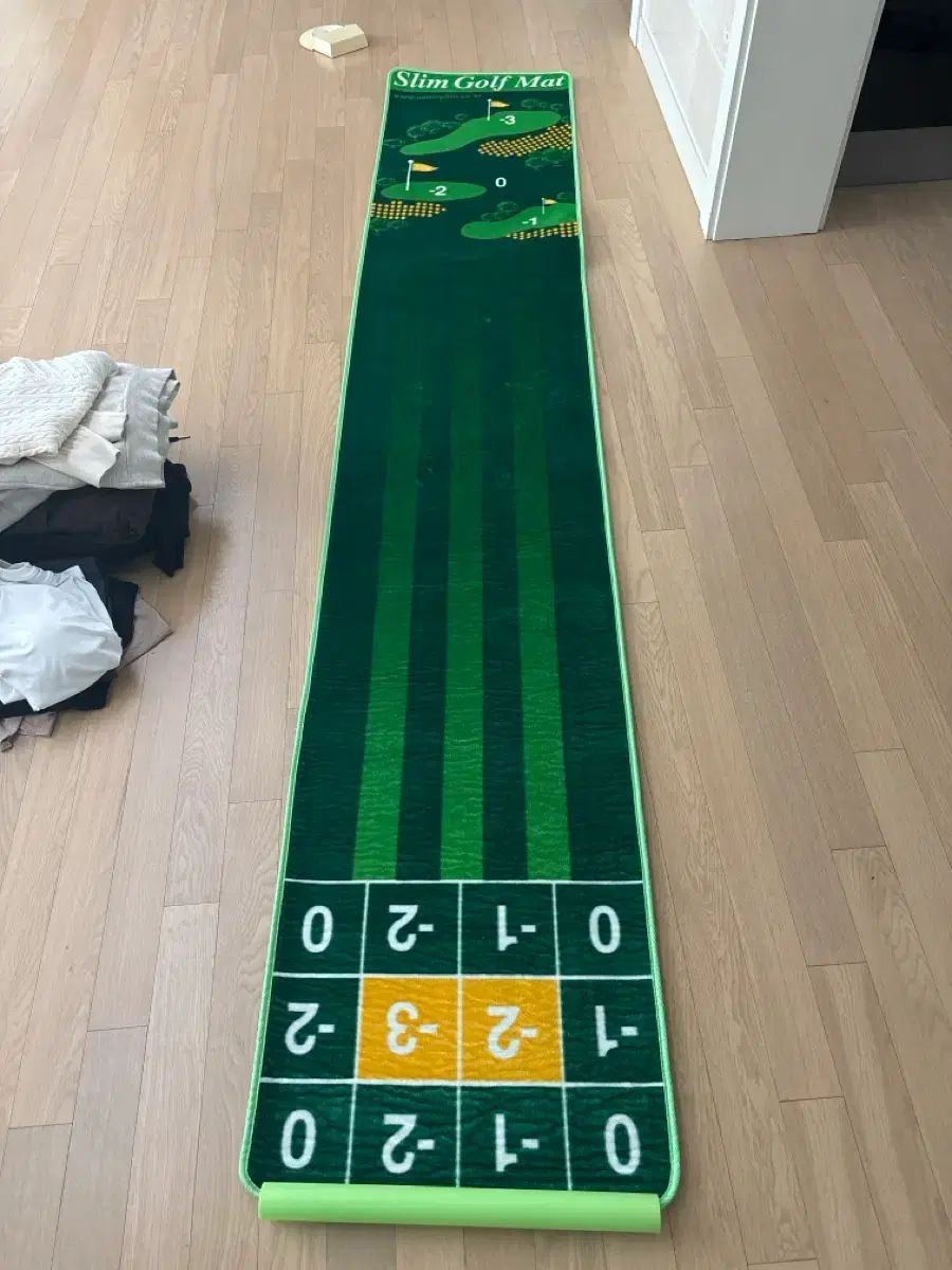 スリム ゴルフ ファー パッティング練習マット