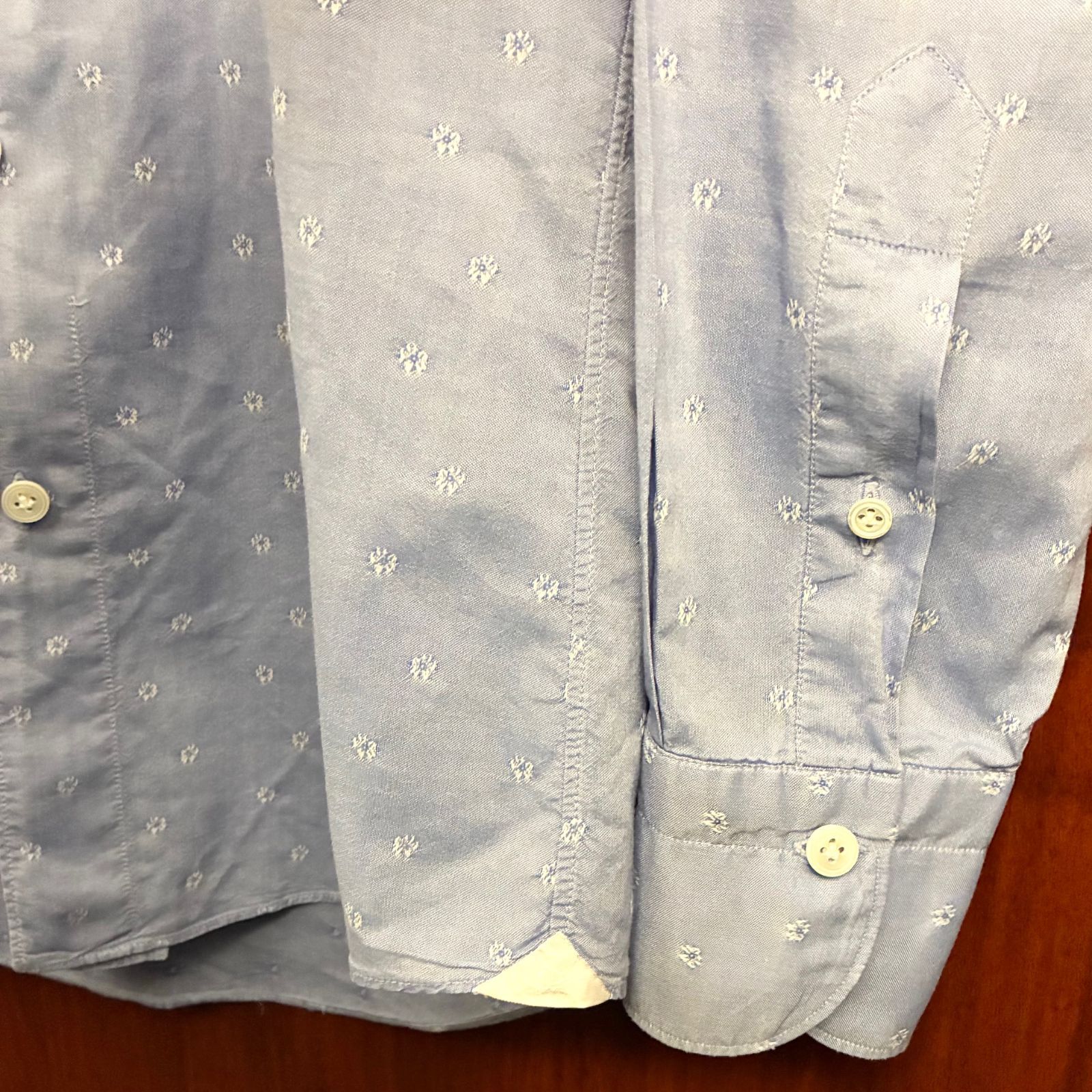 BARNEYS NEWYORK 取り扱い】 MADE IN ITALY製 Finamore 小紋柄 長袖