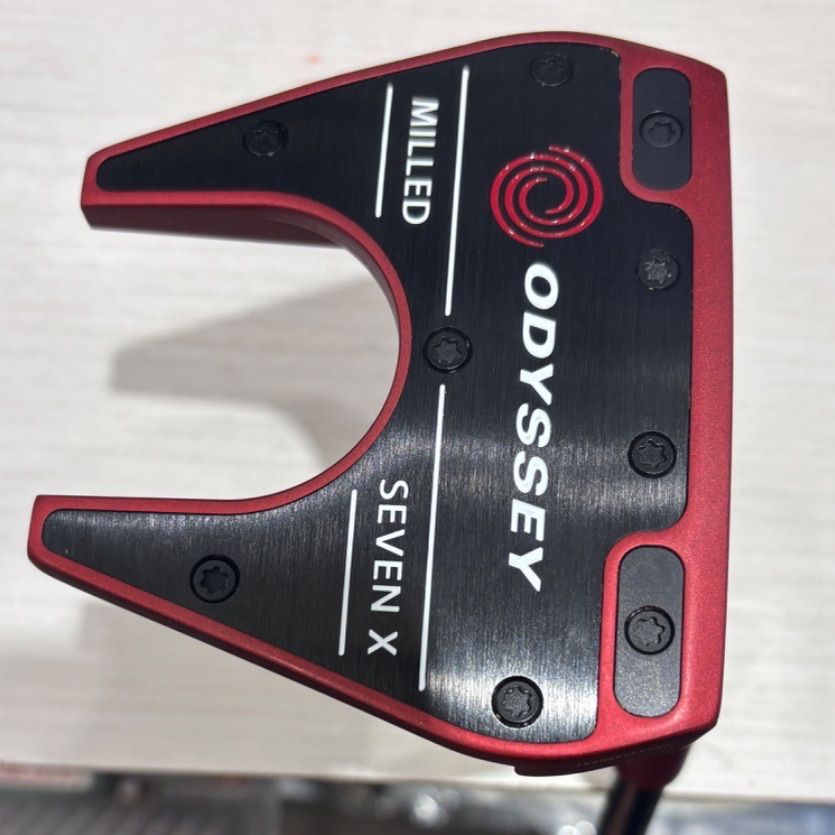 Pt【中古】オデッセイ RED SEVEN X パター 33インチ 限定品 シャウ