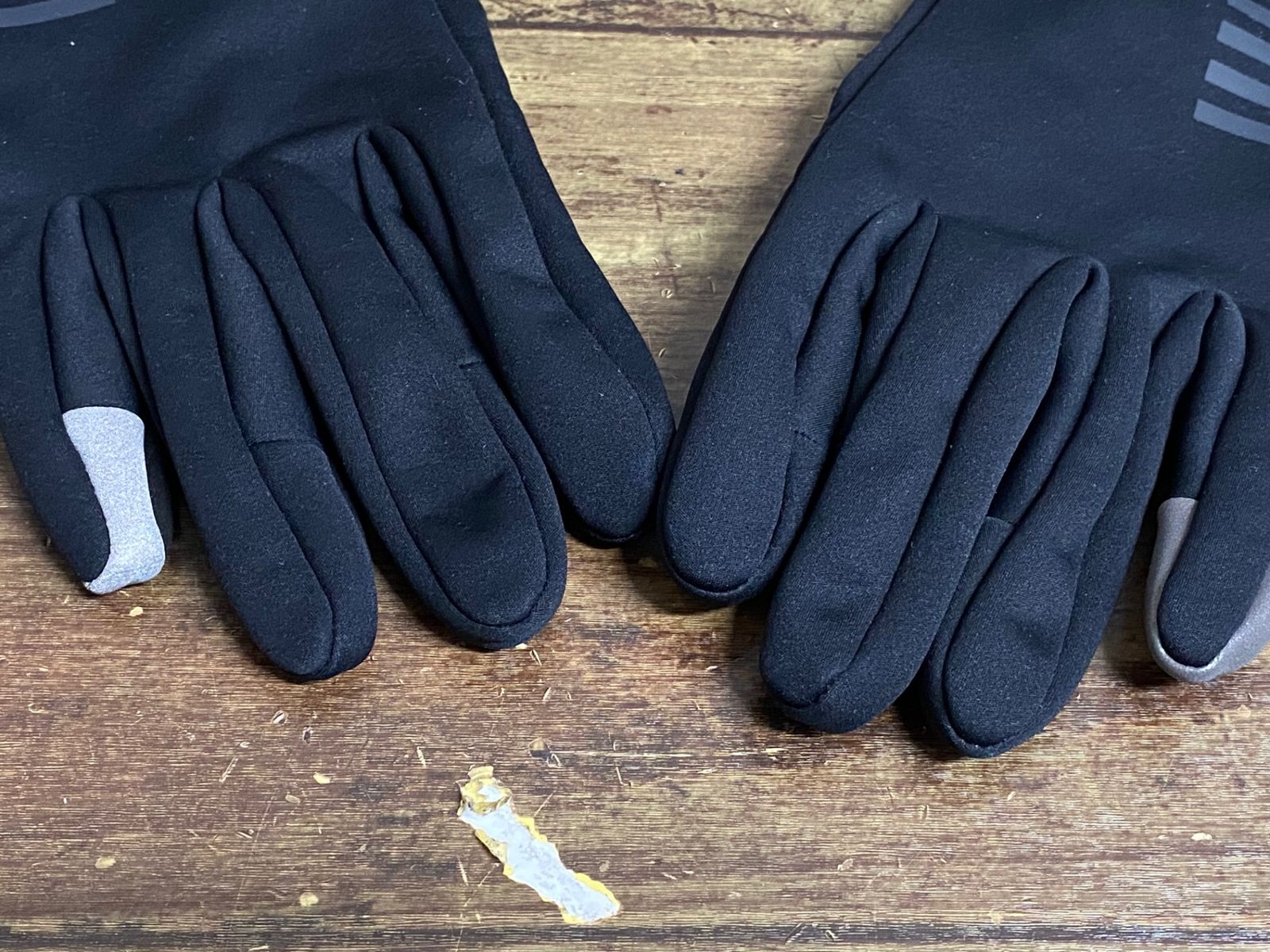 KD334 ラファ Rapha PRO TEAM WINTER GLOVES 長指 グローブ 黒 S 裏
