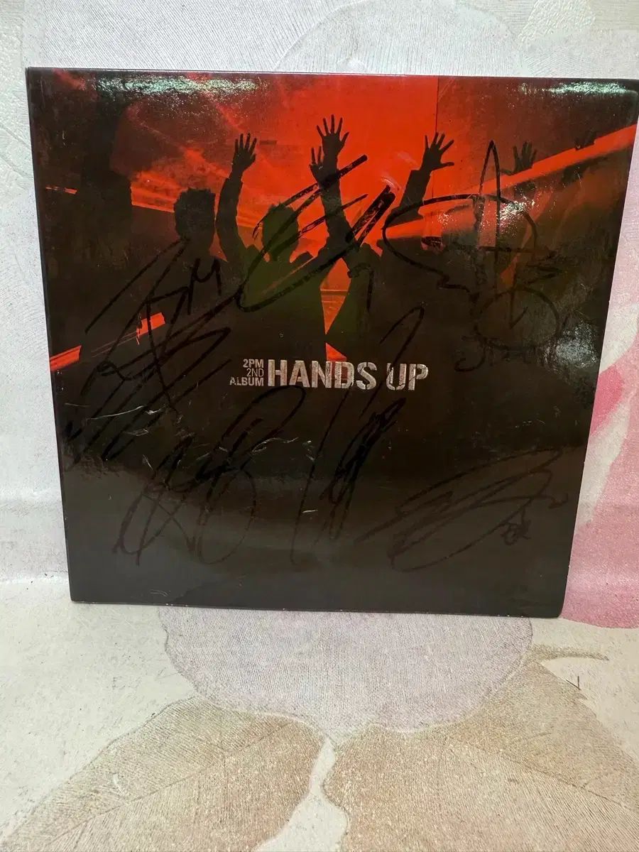 CD 2PM HANDS UP サイン入りアルバム