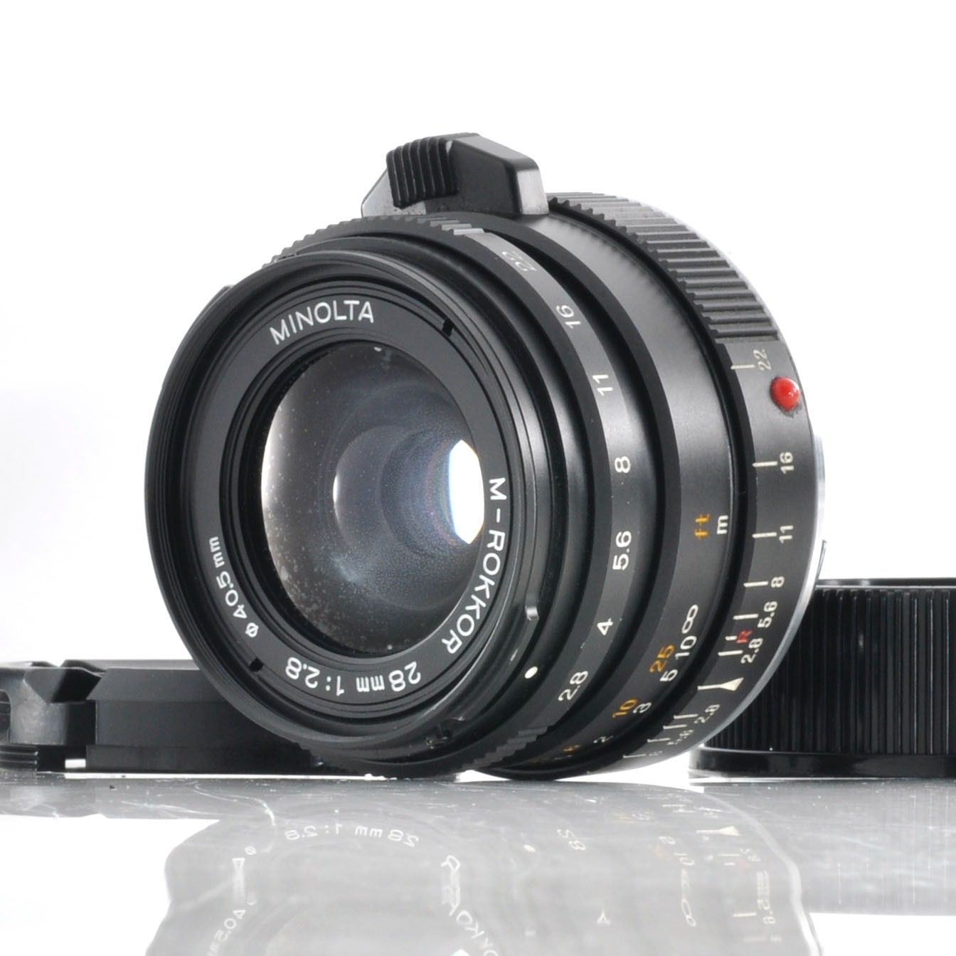 ミノルタ】Minolta M-ROKKOR 28mm F2.8 Leica Mマウント #T576 - メルカリ