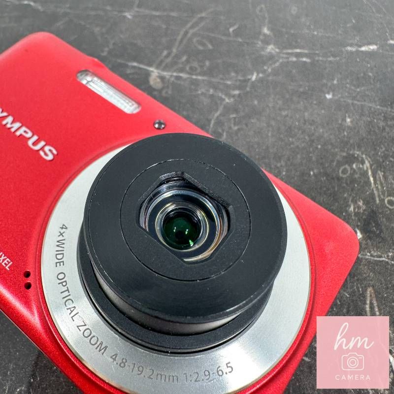 OLYMPUS VG-110 レッド 1200万画素 光学4倍ズーム 広角27mm マジック