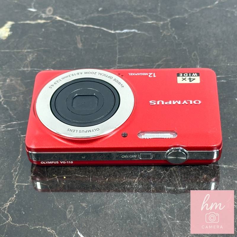 OLYMPUS VG-110 レッド 1200万画素 光学4倍ズーム 広角27mm マジック