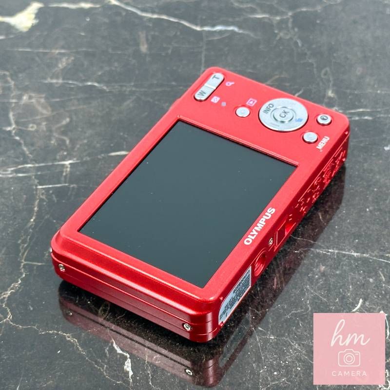 OLYMPUS VG-110⭕️箱入完品⭕️安心実働品★光学４倍★1200万画素 OLYMPUS VG-110 レッド 1200万画素 光学4倍ズーム 広角27mm マジック