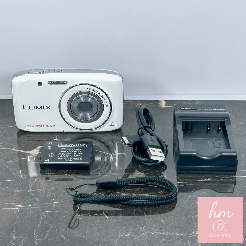 美品】Panasonic LUMIX DMC-S2 ホワイト 1410万画素 光学4倍ズーム