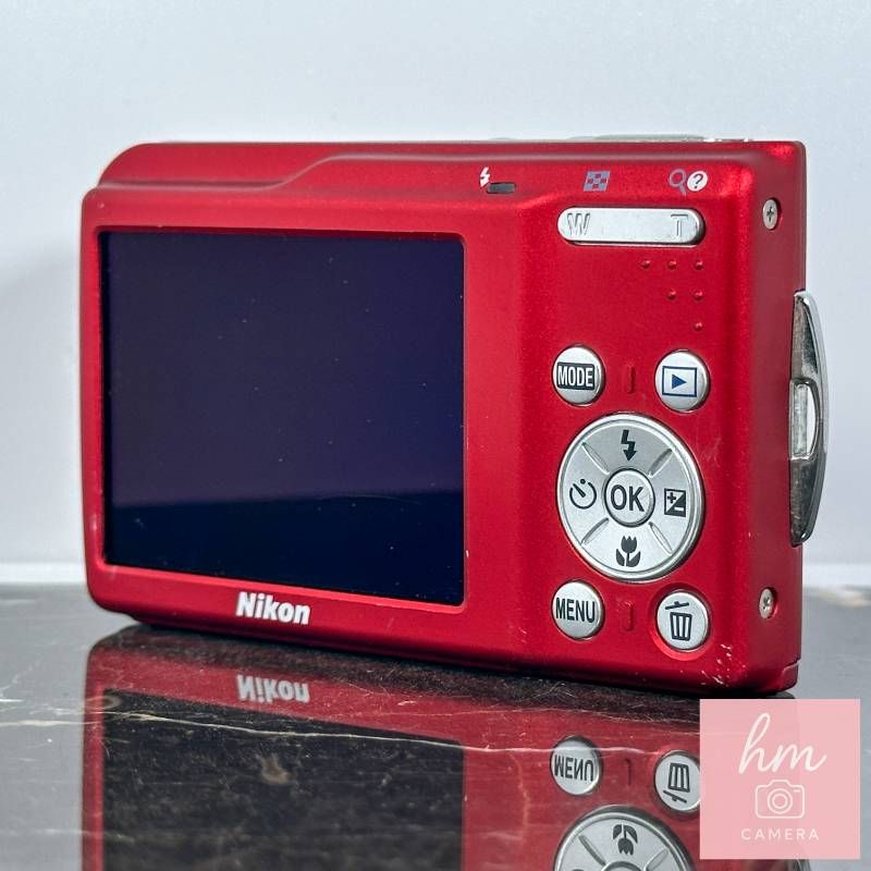 Nikon COOLPIX S210 レッド 800万画素 光学3倍ズーム ニッコールレンズ