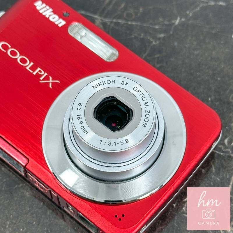 Nikon COOLPIX S210 レッド 800万画素 光学3倍ズーム ニッコールレンズ