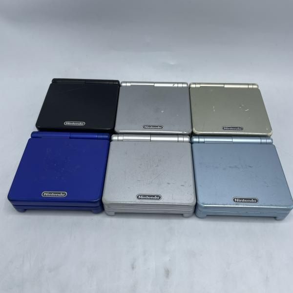 【中古】本体）【ジャンク】任天堂/GBA SP本体6台まとめ 動作未確認[92]