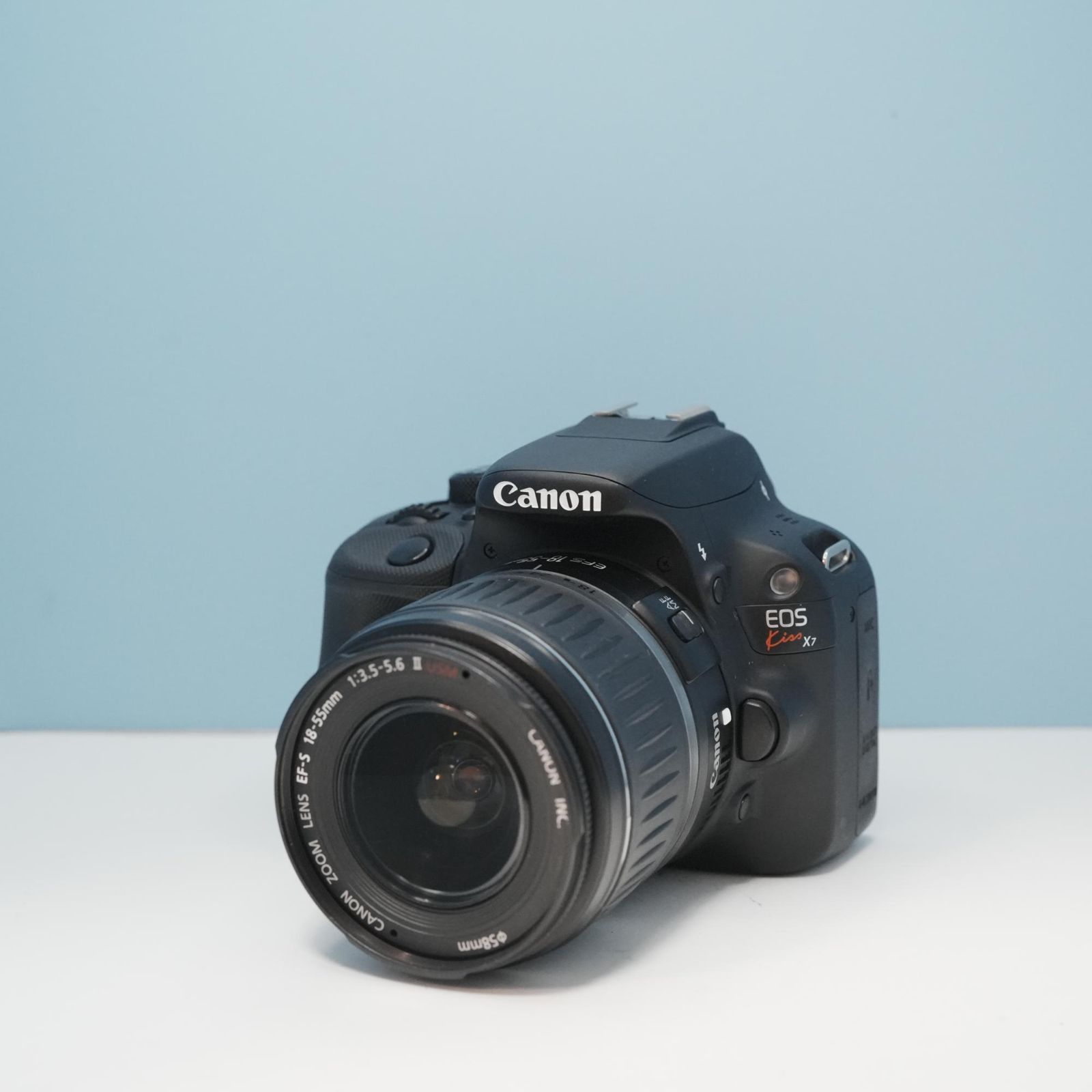 Canon EOS kiss X7 一眼レフ スマホ転送OK フルセット 極美品 a6399 