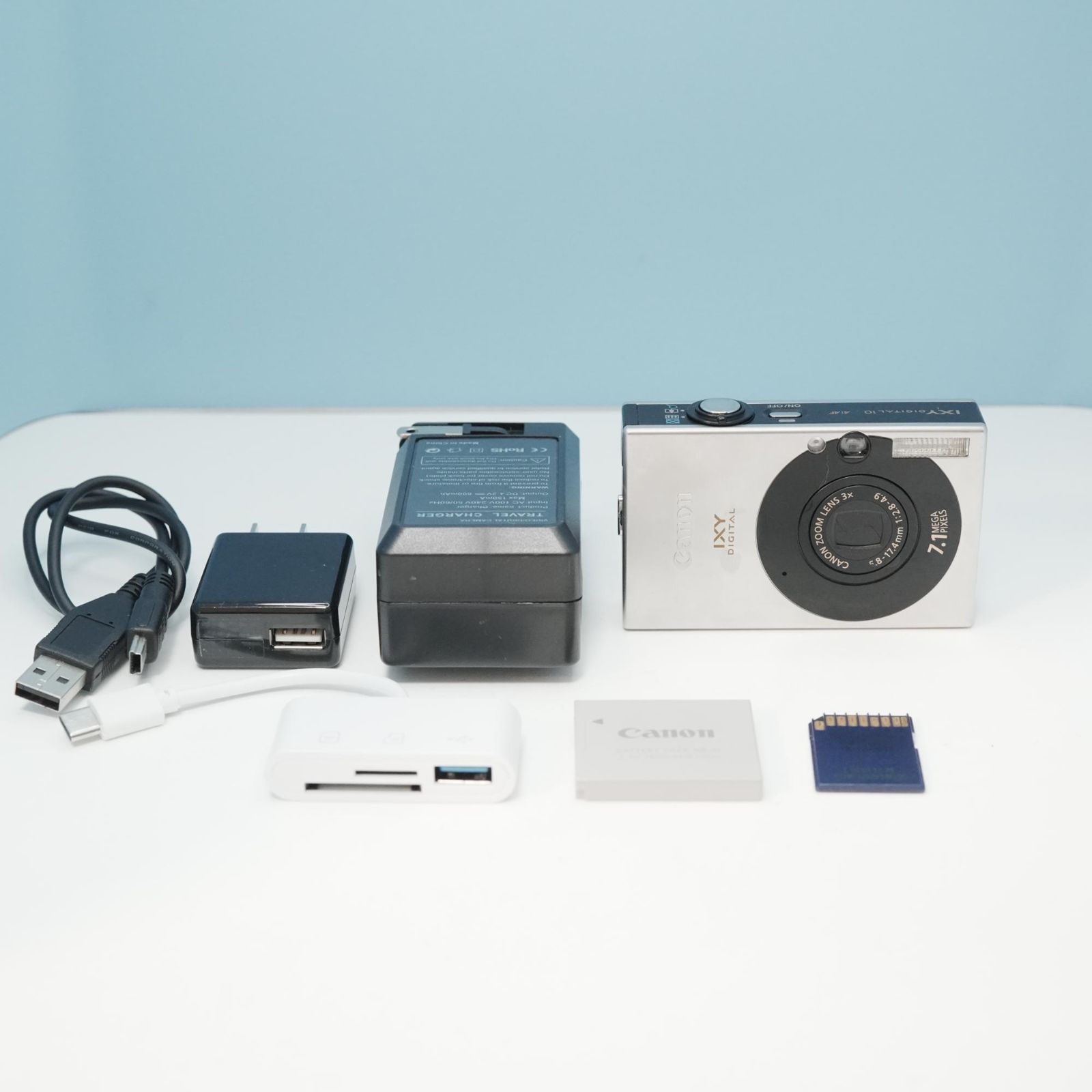 Canon IXY DIGITAL 10 デジカメ スマホ転送OK フルセット 美品 a6400