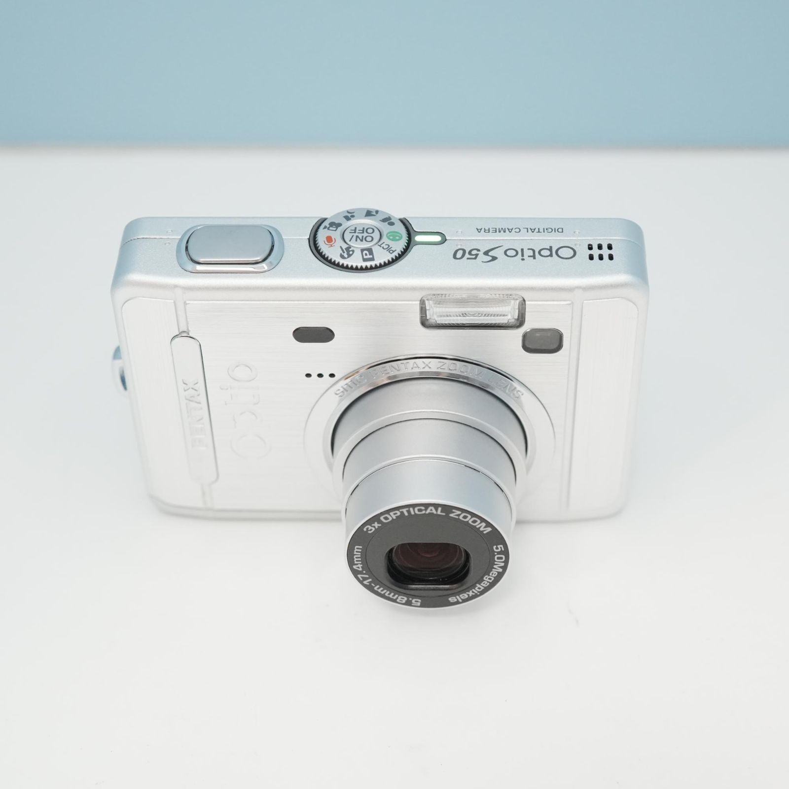 PENTAX Optio S50 デジカメ スマホ転送OK フルセット 美品 a6387
