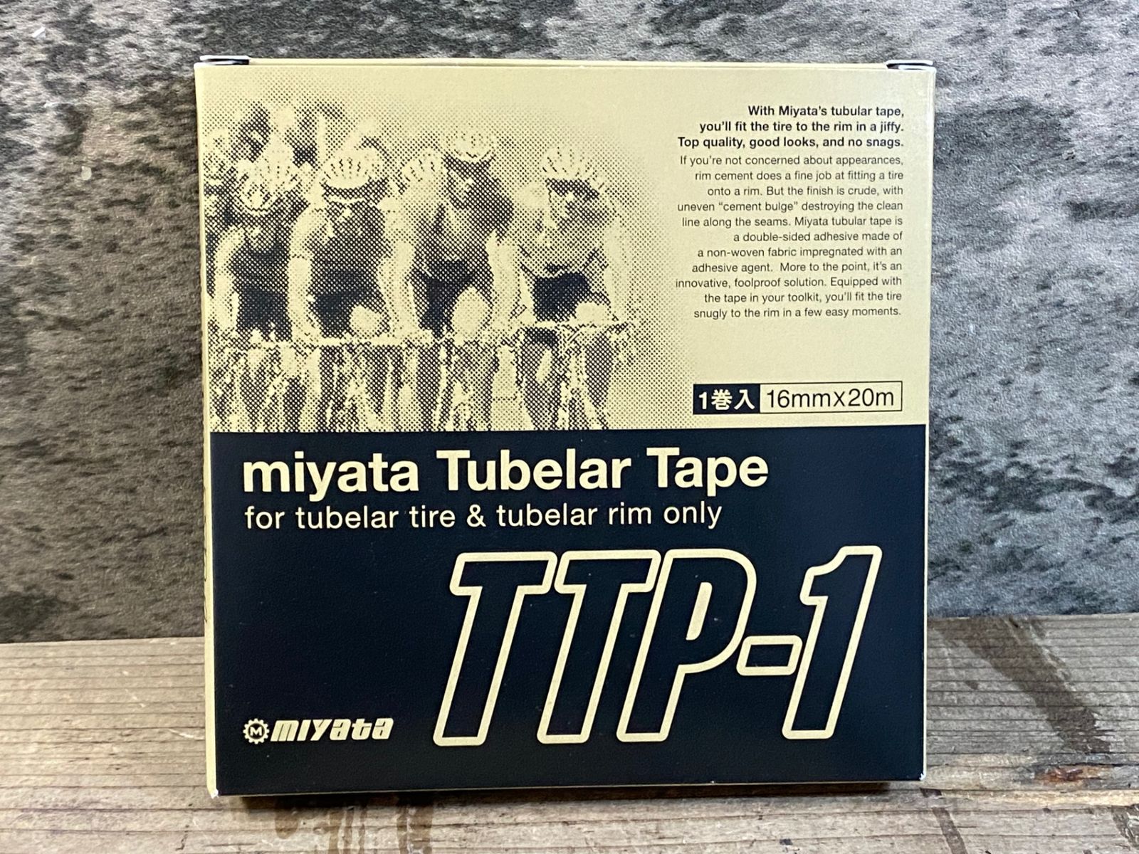 KA109 ミヤタ MIYATA Tubelar Tape TTP-1 チューブラーテープ 16mmx20m 未使用