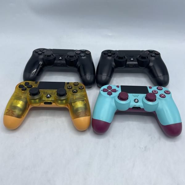 【中古】ｹﾞｰﾑOP）【ジャンク】SONY/ DUALSHOCK 4 デュアルショック4 PS4ワイヤレスコントローラー4個まとめ 動作未確認[92][240092337860]