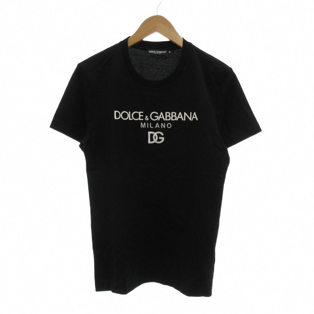 ドルチェ&ガッバーナ ドルガバ DOLCE&GABBANA 美品 ロゴ Tシャツ