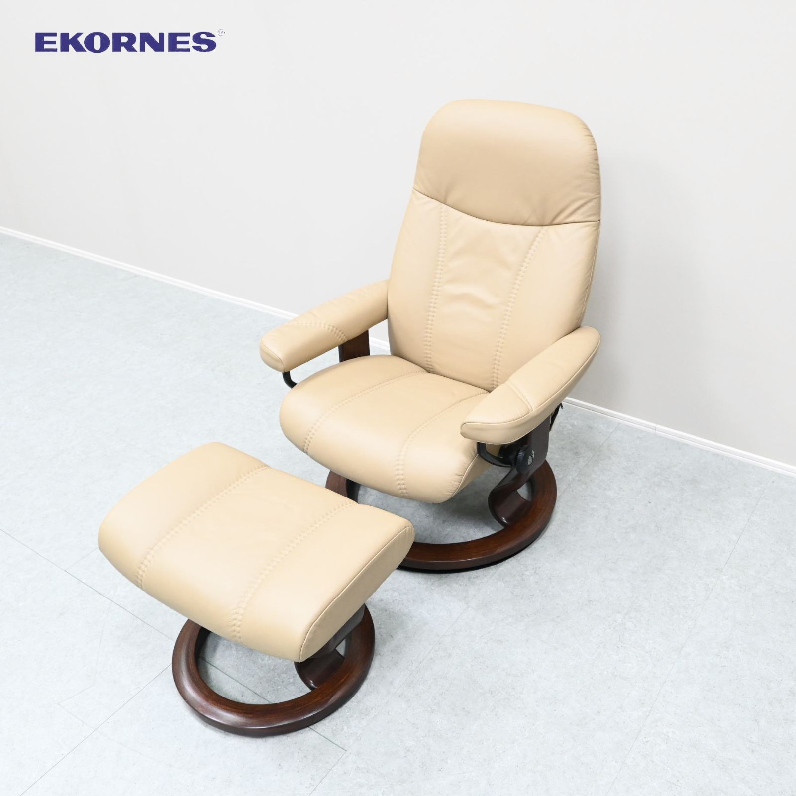☆展示美品☆EKORNES エコーネス リクライニングチェア Stressless® Consul ストレスレスコンサル クラシック Sサイズ 27万