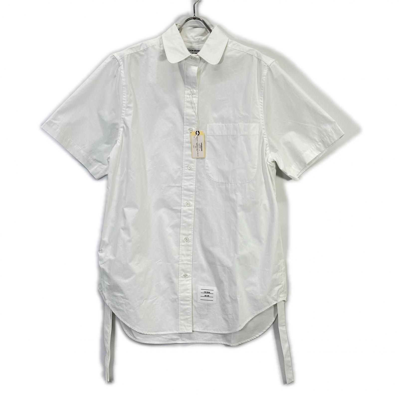 THOM BROWNE トムブラウン ﾎﾜｲﾄ ﾍﾋﾞｰﾎﾟﾌﾟﾘﾝ ｽｰﾊﾟｻｲｽﾞ ﾐﾆｼｬﾂﾜﾝﾋﾟｰｽ 42