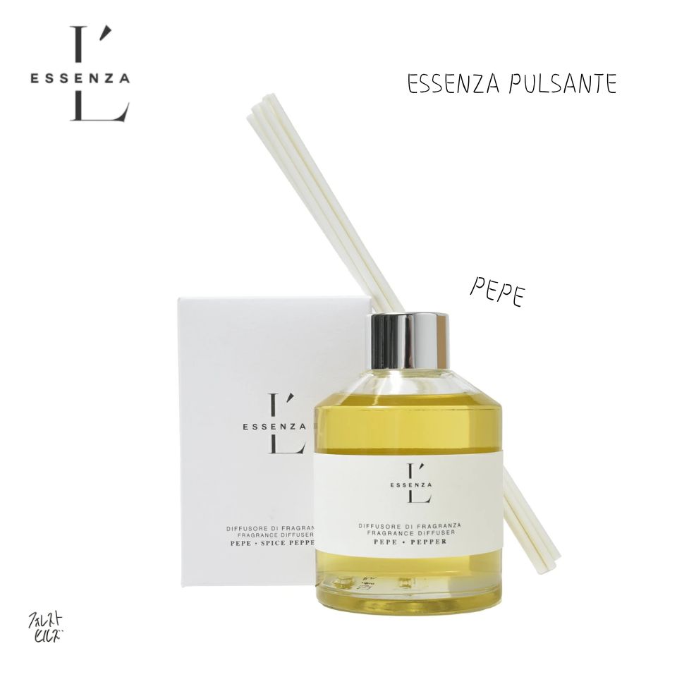 ESSENZA PULSANTE(エッセンツァ プルサンテ) │DIFFUSER(ディフューザー)ルームフレグランス_Pepe(ぺぺ) 250ml/fh018