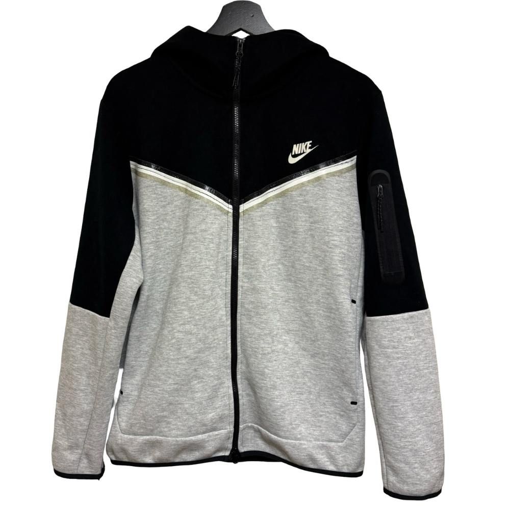 ナイキ NIKE テックフリース フルジップ フーディ 切替 スウェット L
