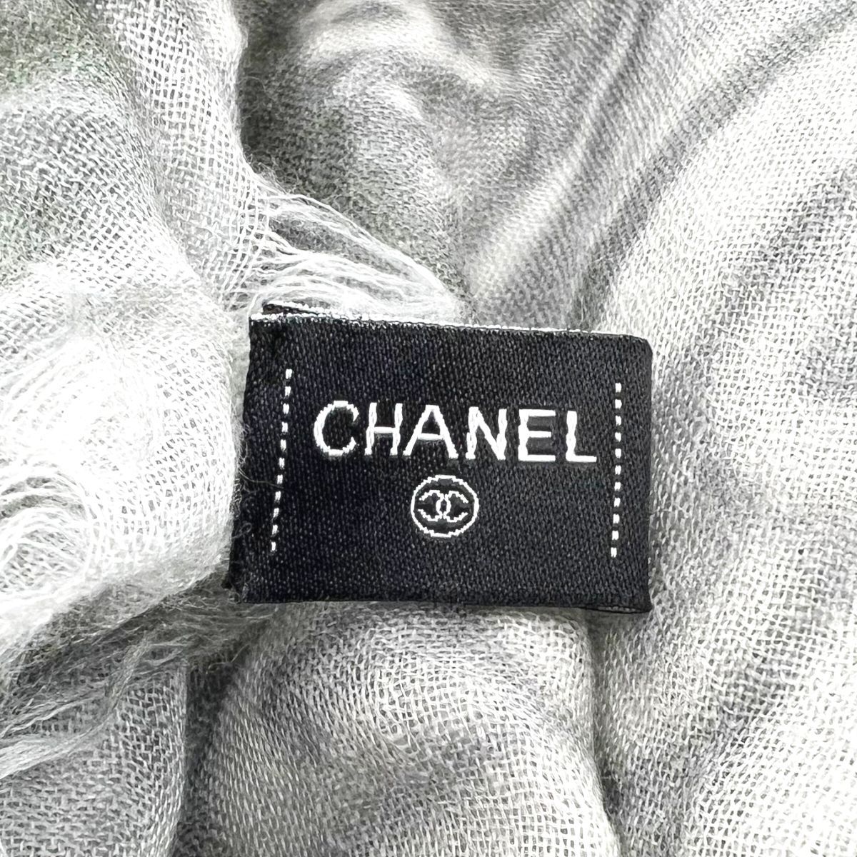 中古】 CHANEL シャネル ココマーク チェーンモチーフ フリンジ