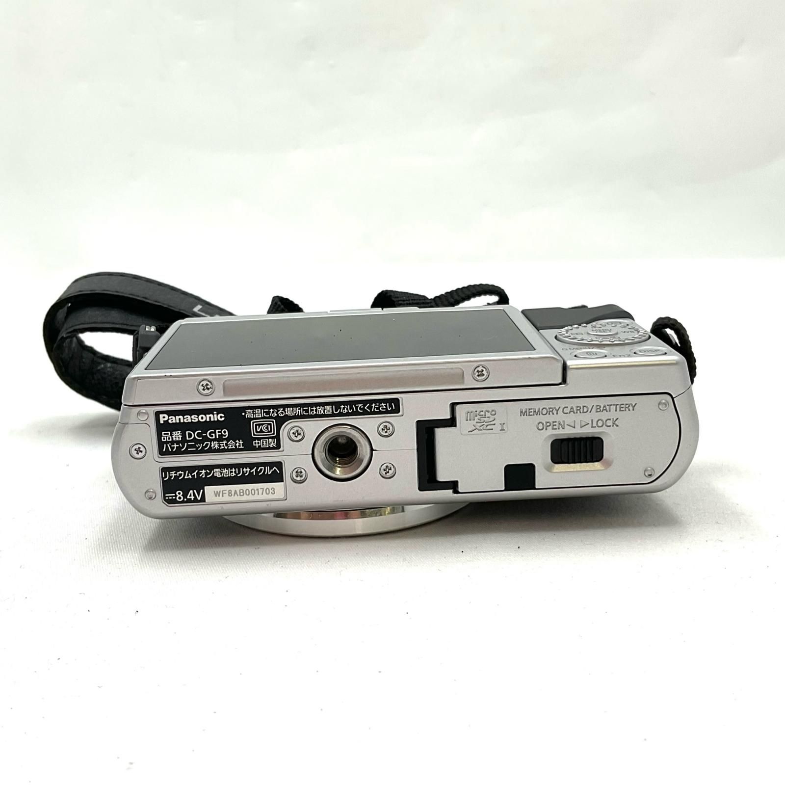 【全額返金保証】【最速発送】Panasonic デジタル一眼 LUMIX DC-GF9W ダブルレンズキット シルバー 美品 動作確認済 全額返金保証】【最速発送】Panasonic デジタル一眼 LUMIX DC-GF9W