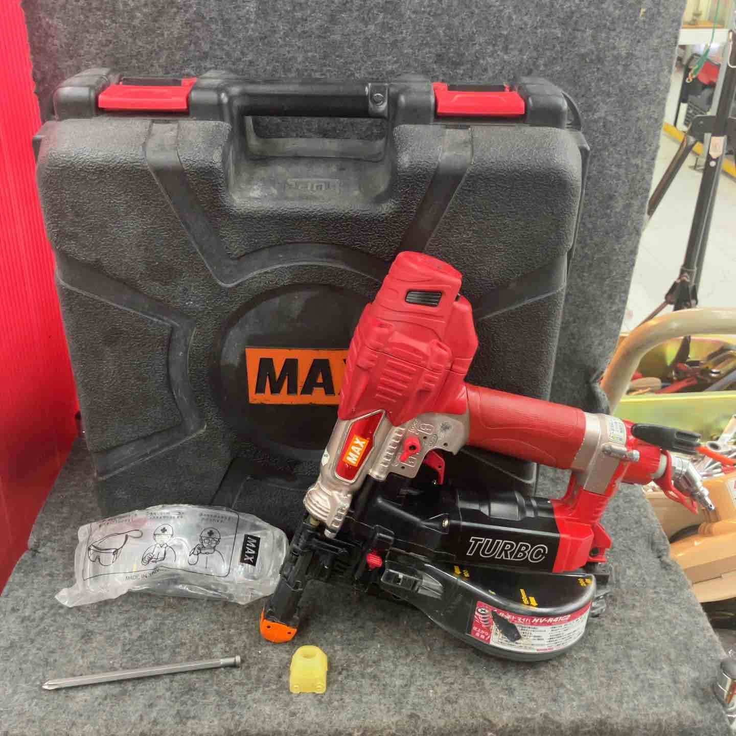 現状品】☆マックス(MAX) 高圧エアネジ打ち機 HV-R41G2【鴻巣店 