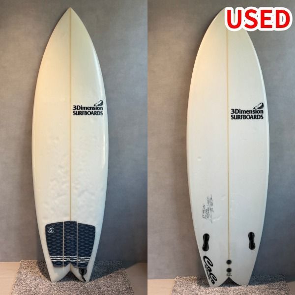 中古】3Dimension サーフボード FISHCAKE 5'9 フィッシュ ショート
