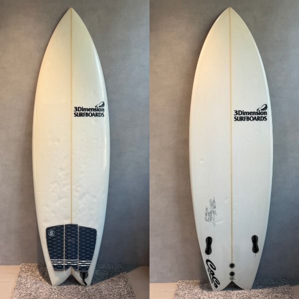 中古】3Dimension サーフボード FISHCAKE 5'9 フィッシュ ショート