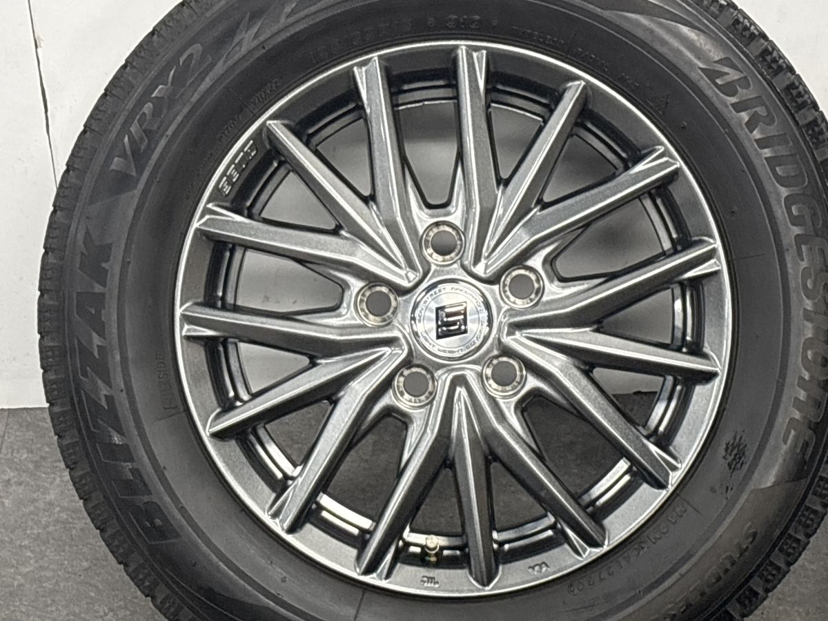 美品】SEIN 15in 6J +50 PCD114.3 ブリヂストン ブリザック VRX2 195 美品】SEIN 15in 6J +50 PCD114.3 ブリヂストン ブリザック VRX2 195
