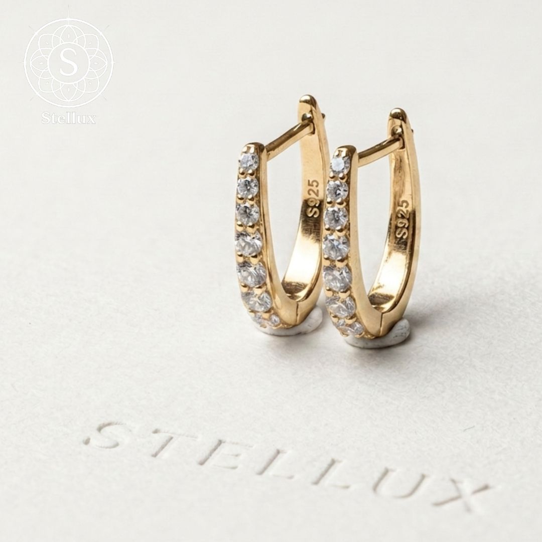 一瞬でセンスいい人に。】/モアサナイト・フープピアス/エタニティ/18K