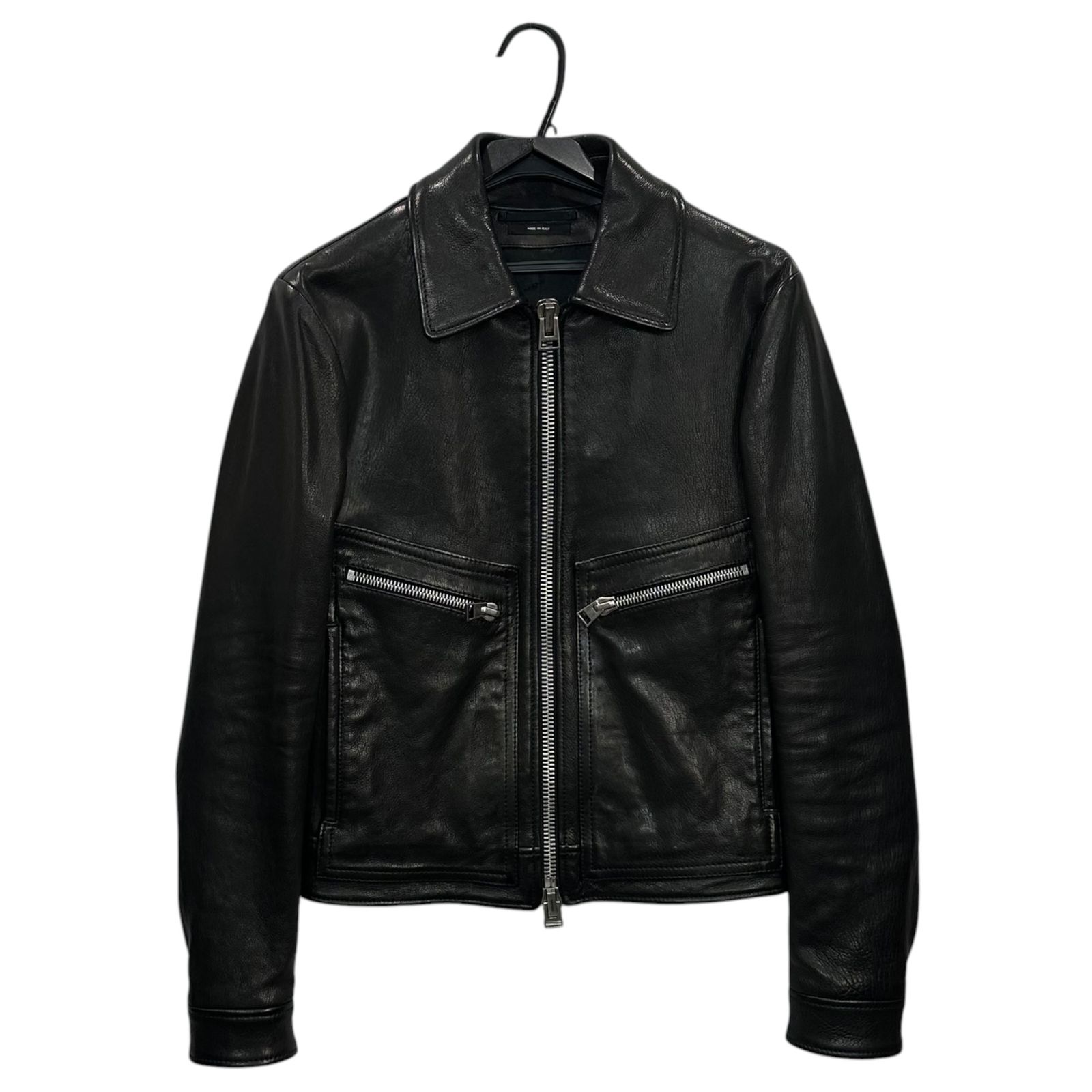 TOM FORD(トムフォード) Zip-Up Leather Jacket ジップアップ レザー