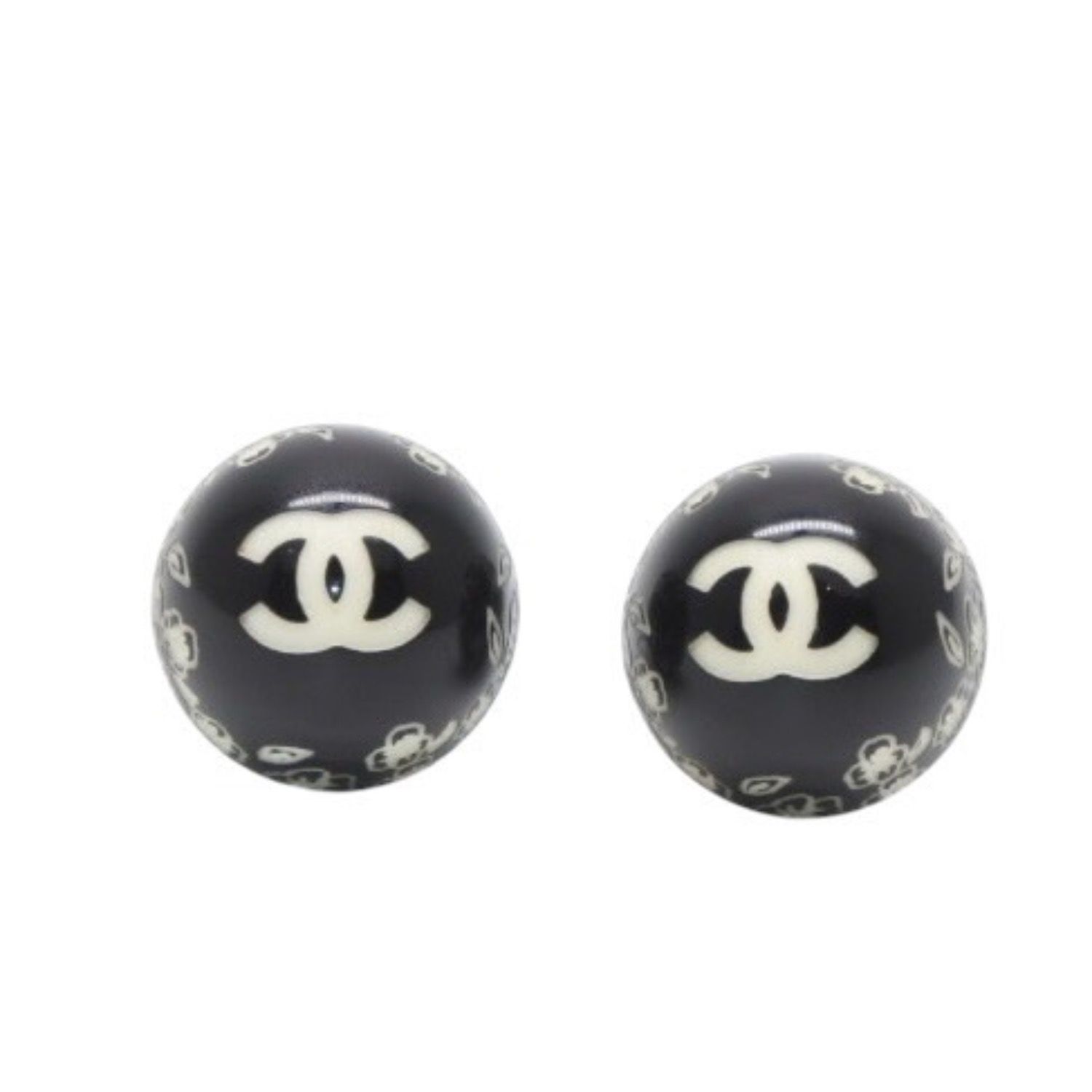 極美品 CHANEL シャネル ピアス ココマークボタン ココマーク