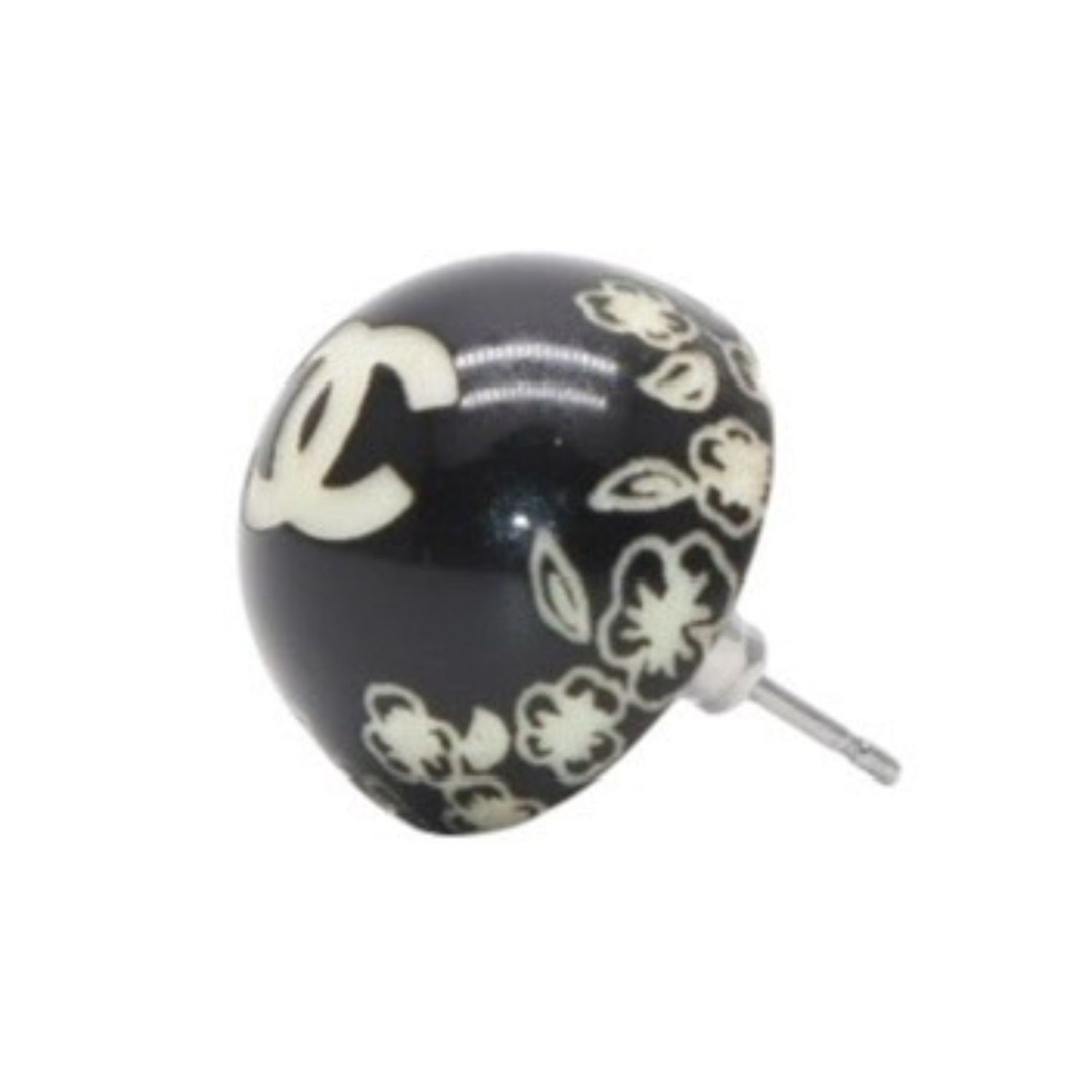 極美品 CHANEL シャネル ピアス ココマークボタン ココマーク