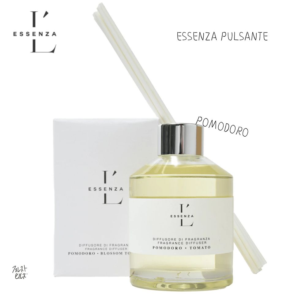 ESSENZA PULSANTE(エッセンツァ プルサンテ) │DIFFUSER(ディフューザー)ルームフレグランス_Pomodoro(ポモドーロ) 250ml/fh019